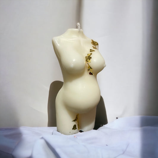 Pregnant body candle